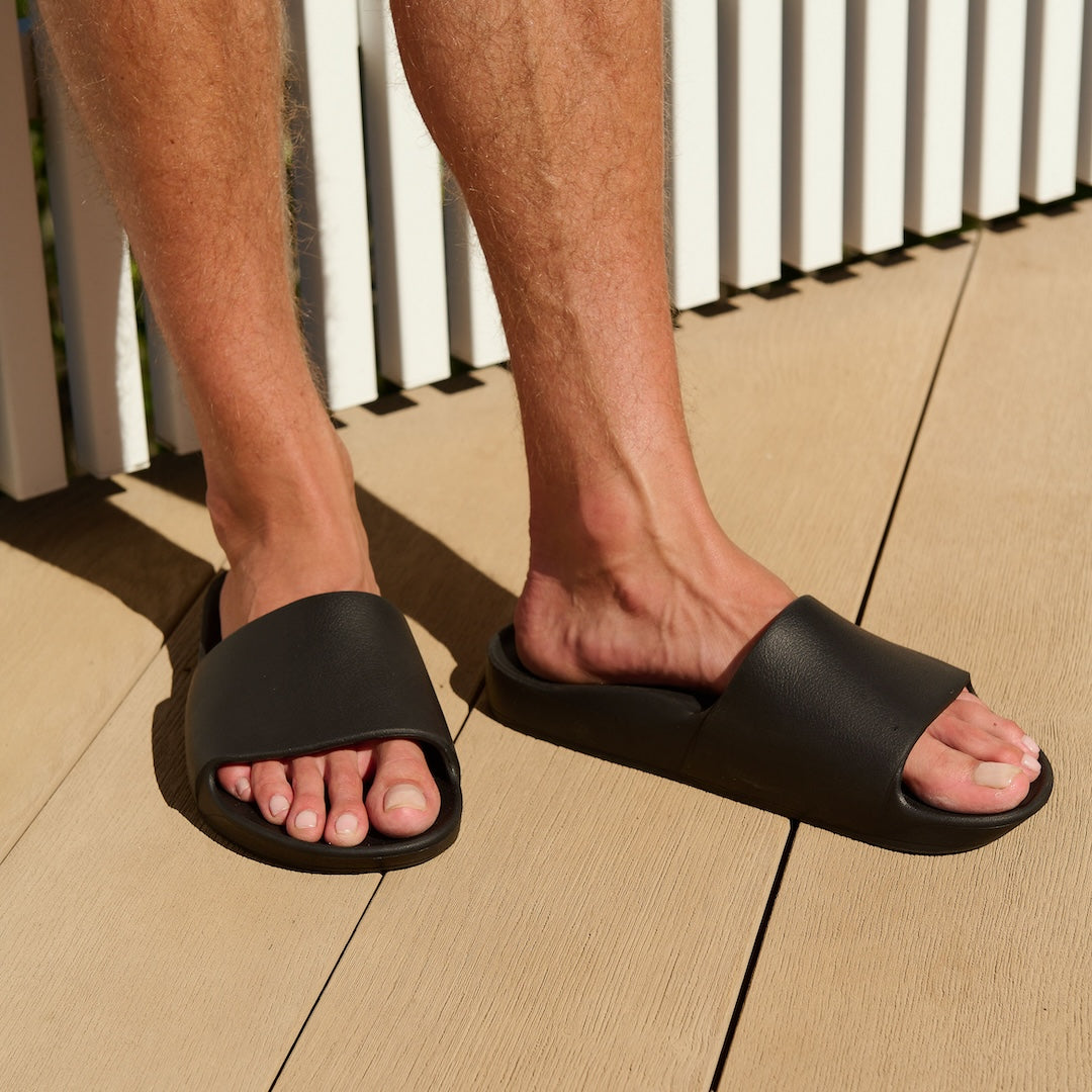 Arch Support Classic Slides - Black